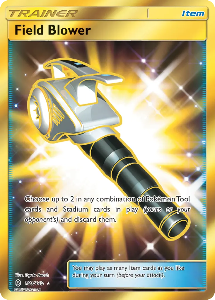 Field Blower — Guardians Rising 163 Pokémon card