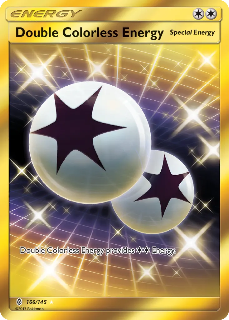 Double Colorless Energy — Guardians Rising 166 Pokémon card