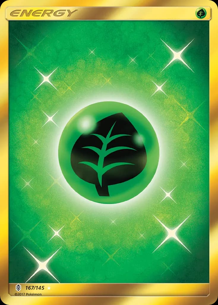 Grass Energy — Guardians Rising 167 Pokémon card