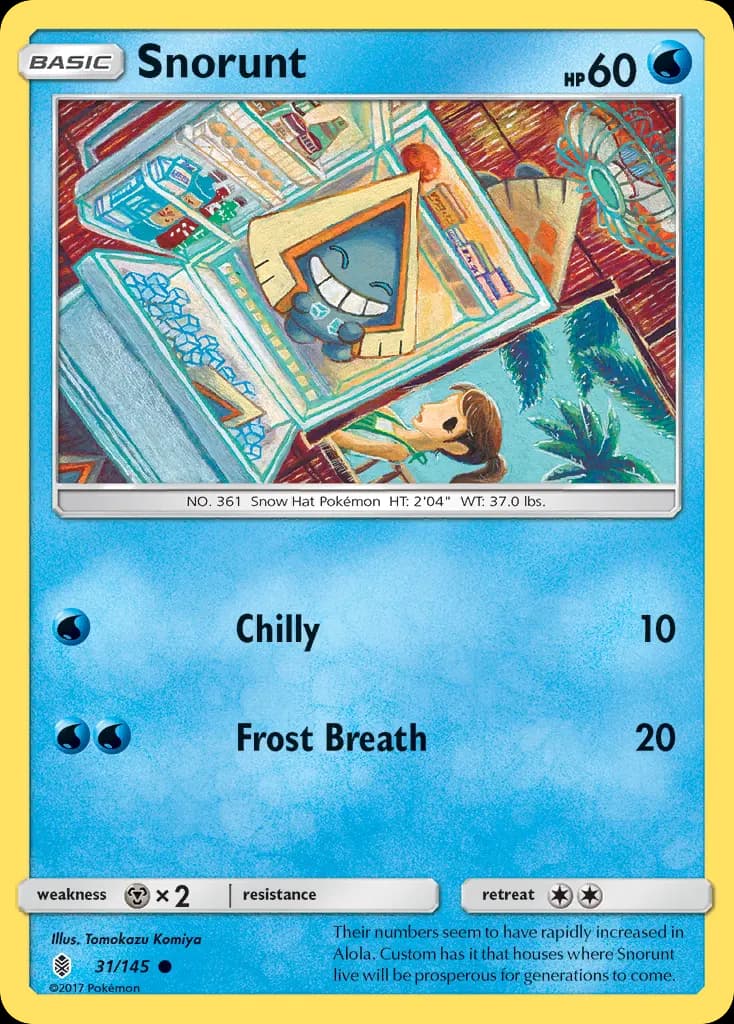 Snorunt — Guardians Rising 31 Pokémon card