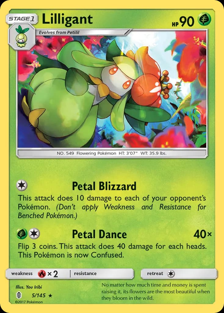 Lilligant — Guardians Rising 5 Pokémon card
