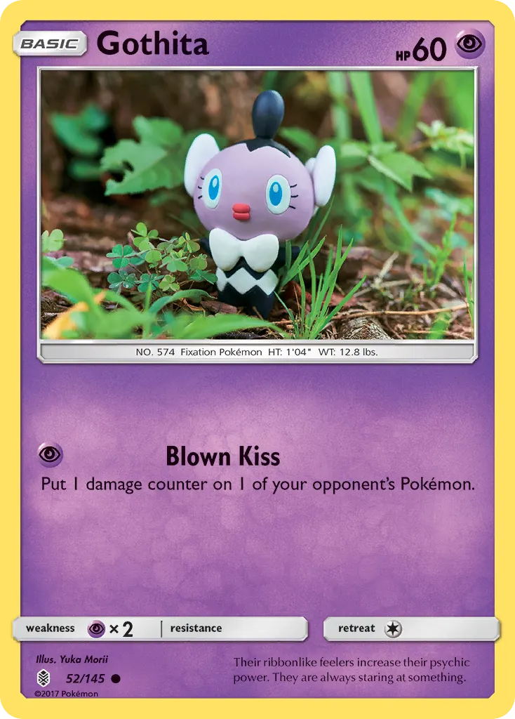 Gothita — Guardians Rising 52 Pokémon card