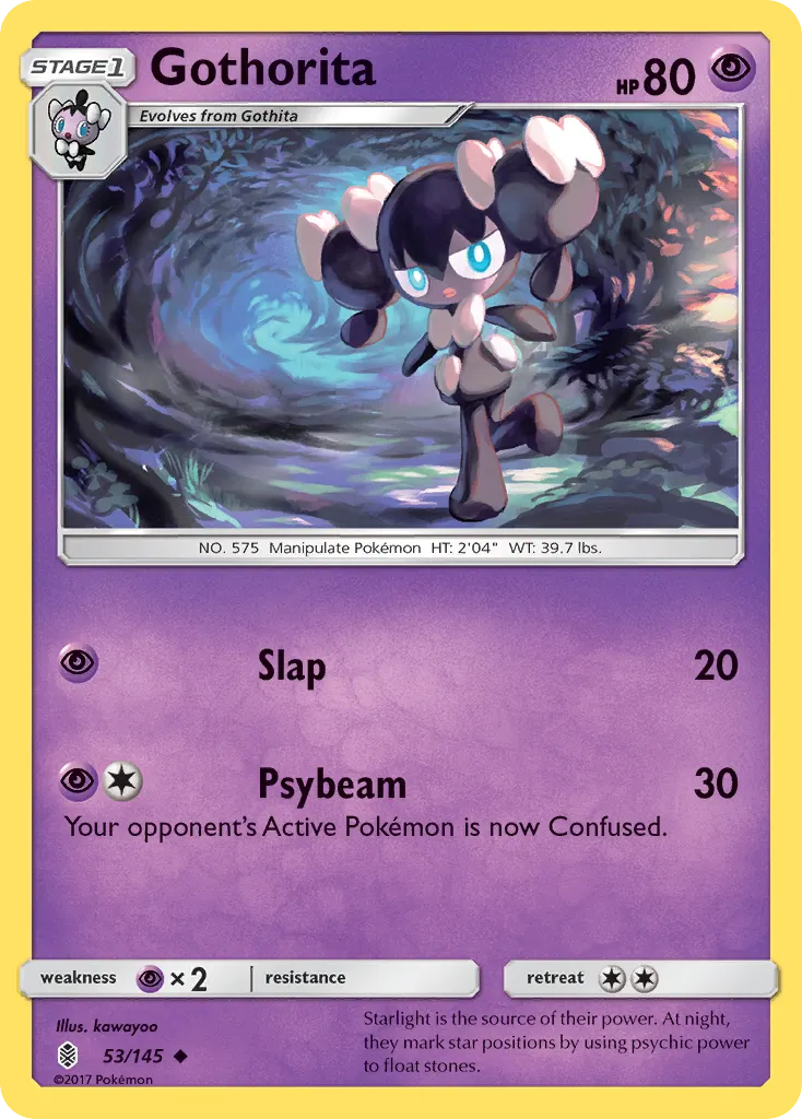 Gothorita — Guardians Rising 53 Pokémon card