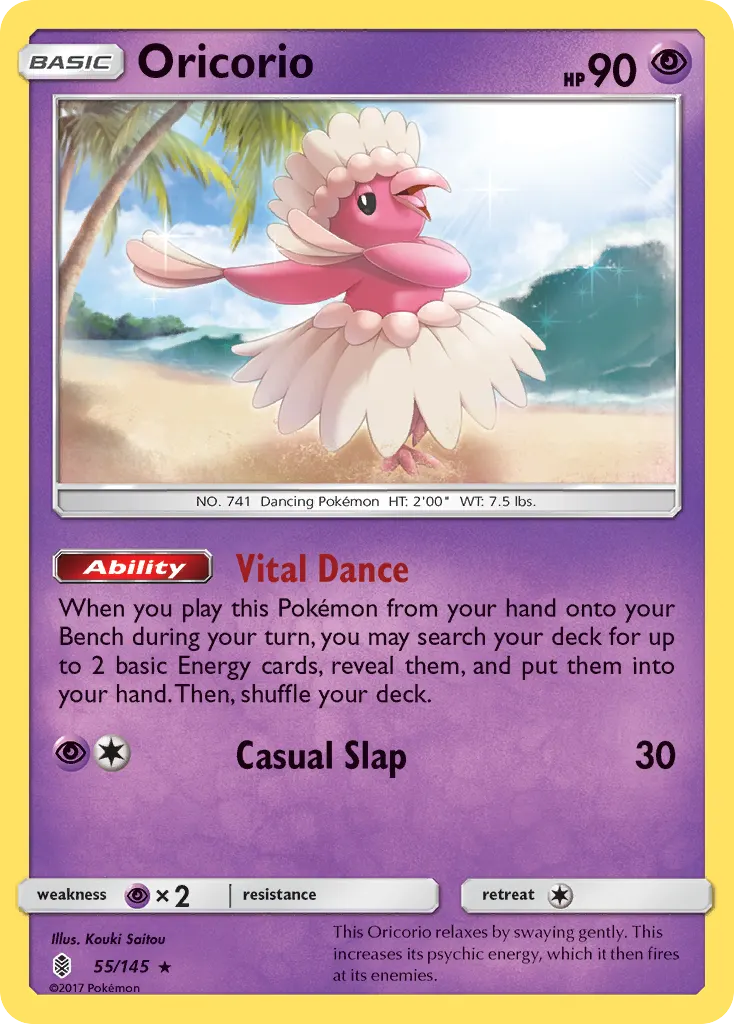 Oricorio — Guardians Rising 55 Pokémon card