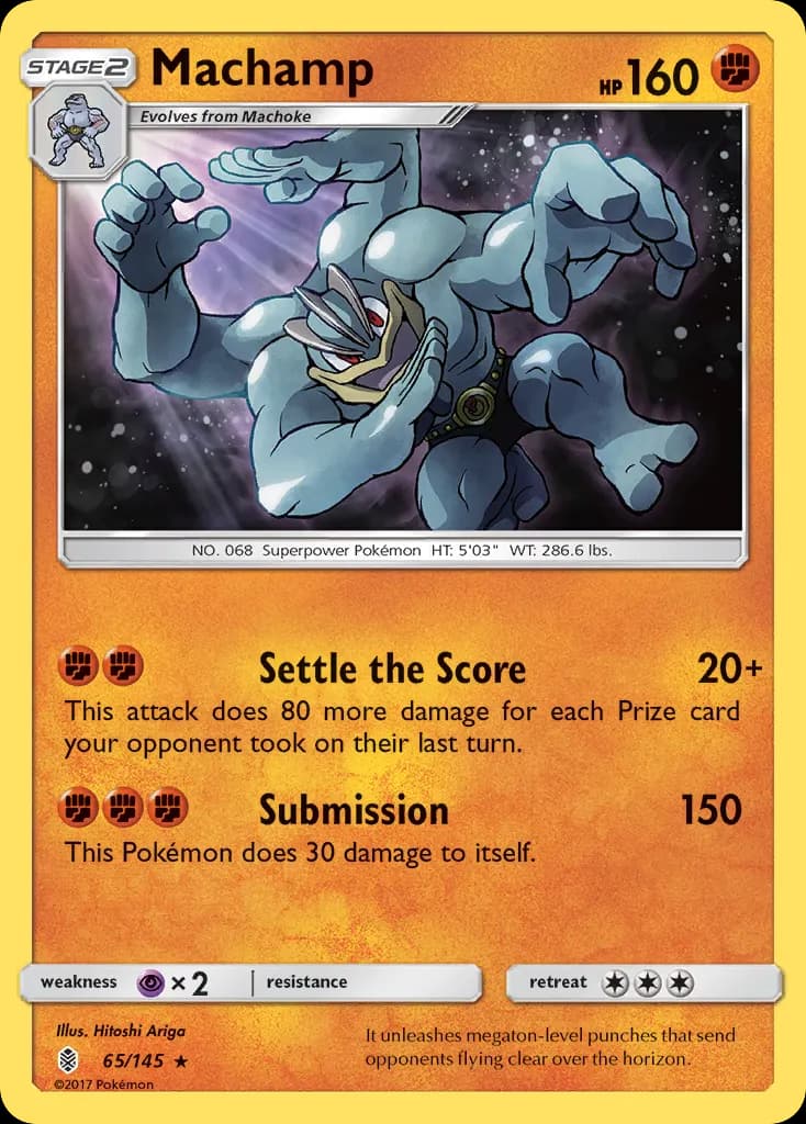 Machamp — Guardians Rising 65 Pokémon card