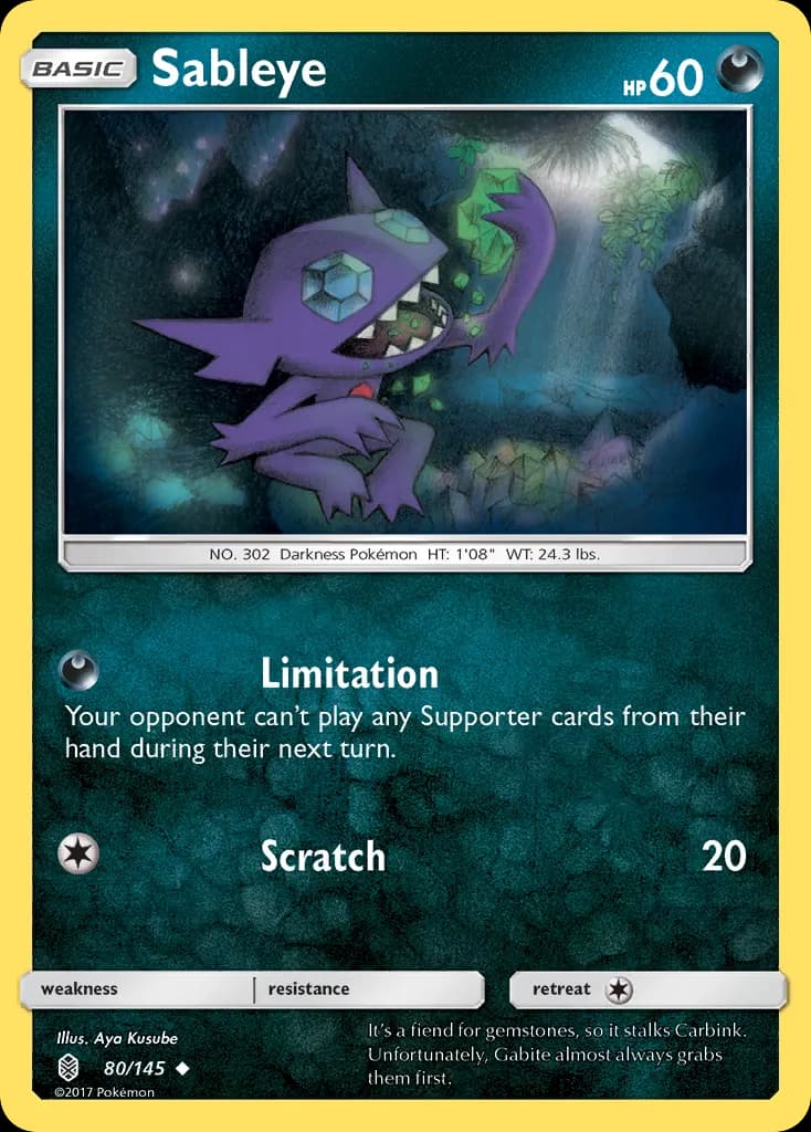 Sableye — Guardians Rising 80 Pokémon card