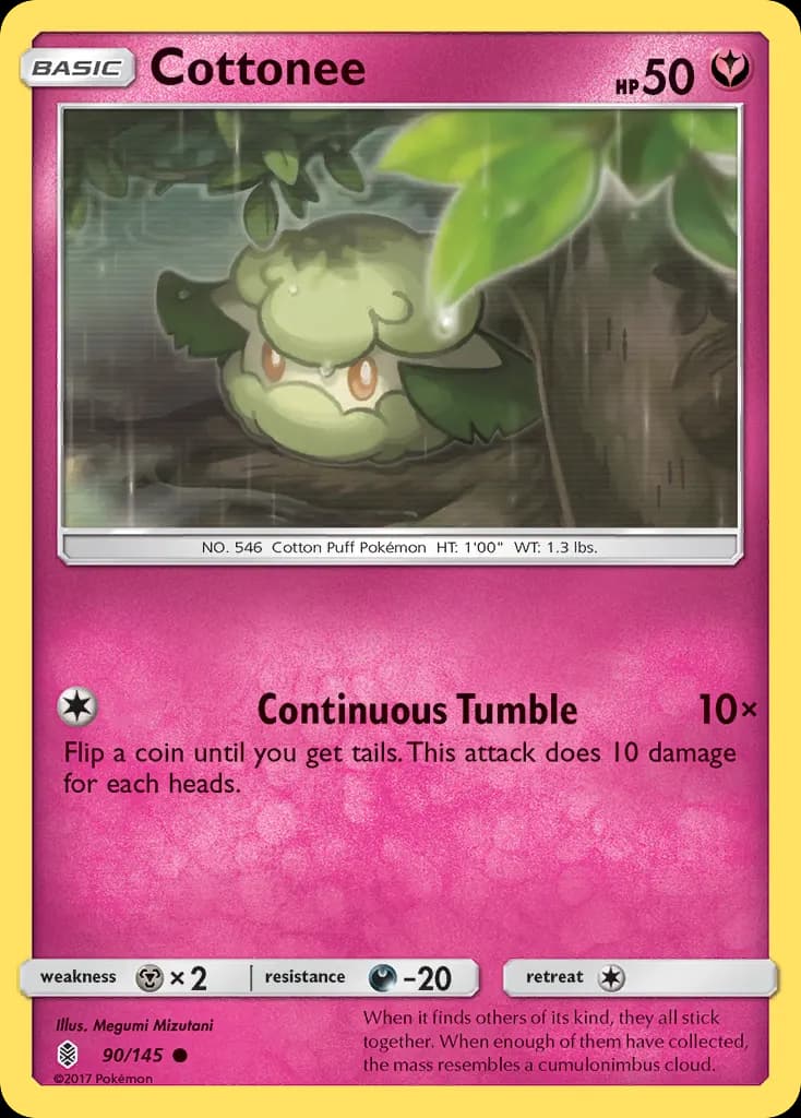 Cottonee — Guardians Rising 90 Pokémon card