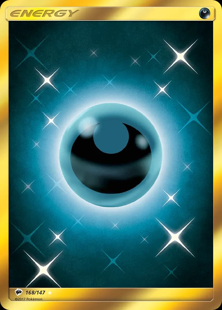 Darkness Energy — Burning Shadows 168 Pokémon card