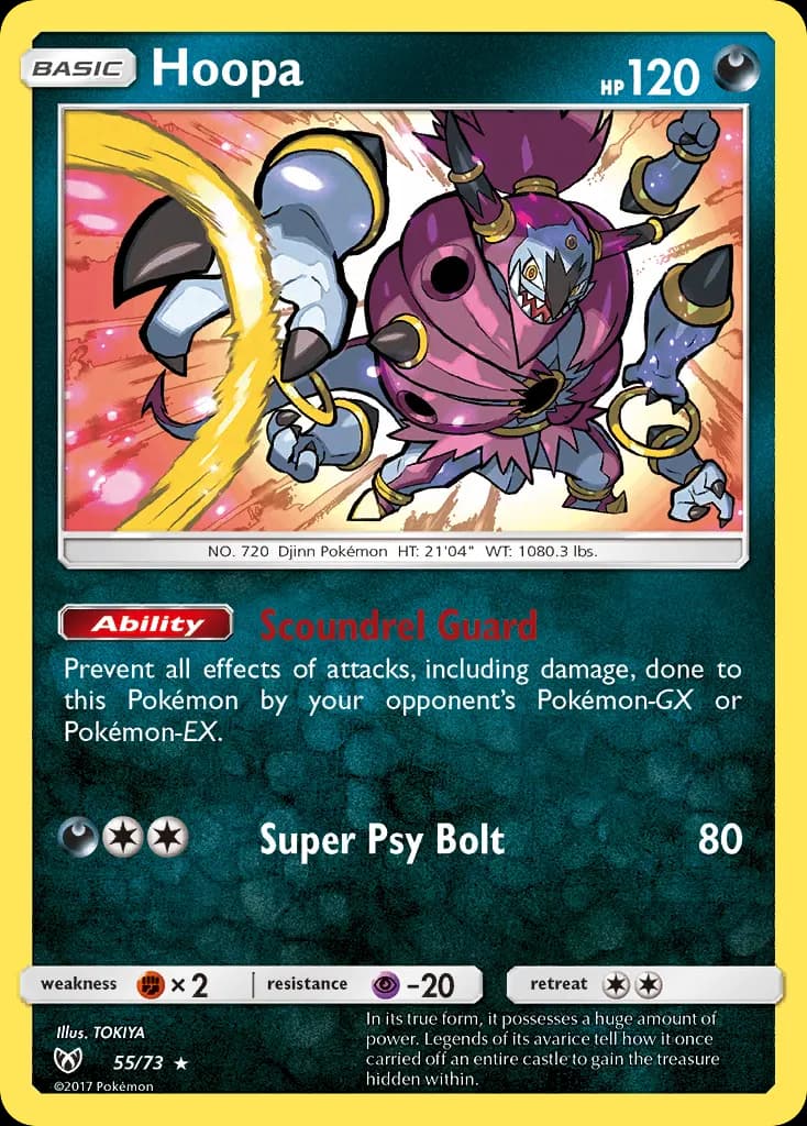 Hoopa — Légendes Brillantes 55 French Pokémon card