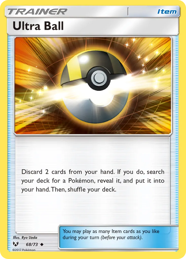 Hyper Ball — Légendes Brillantes 68 French Pokémon card