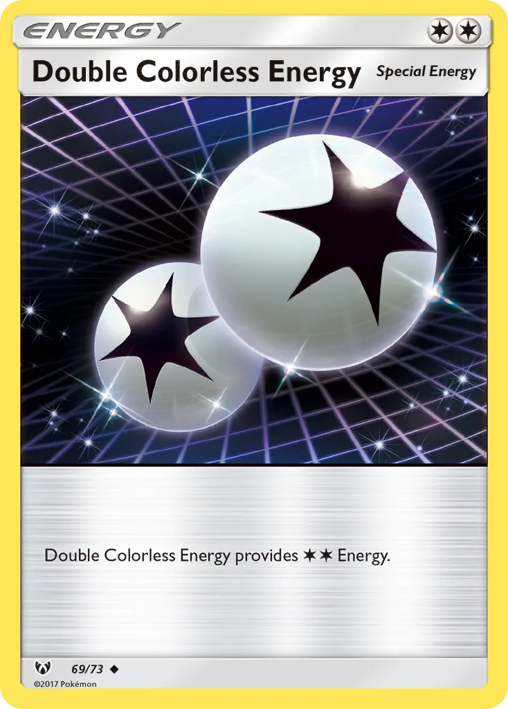 Double Énergie Incolore — Légendes Brillantes 69 French Pokémon card