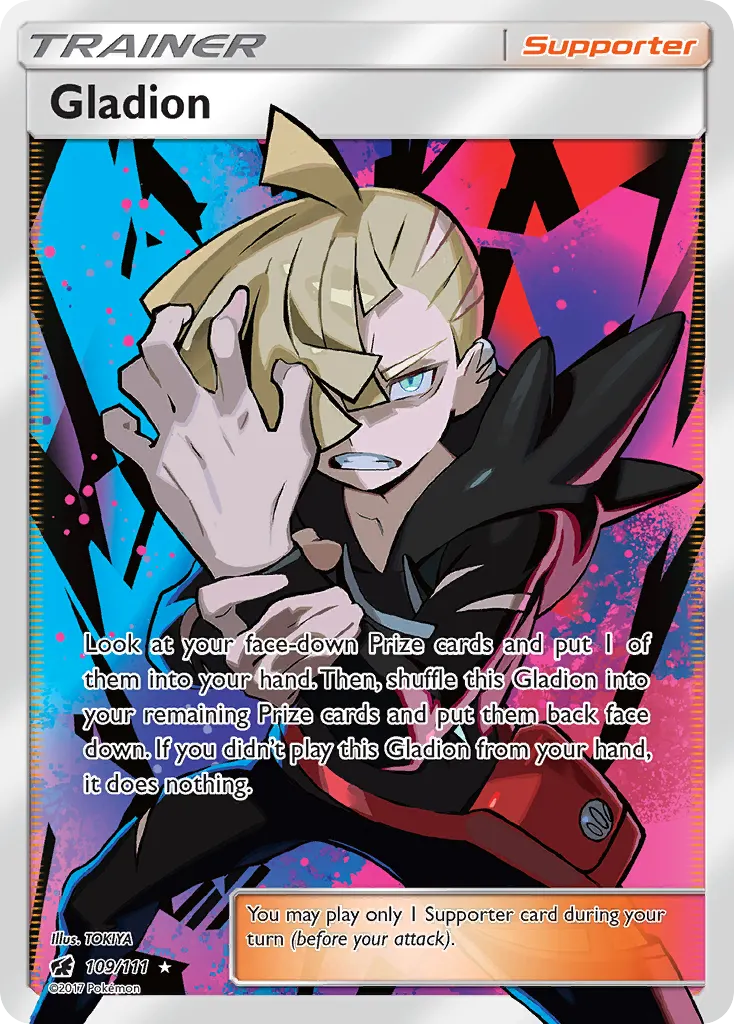 Gladion — Crimson Invasion 109 Pokémon card