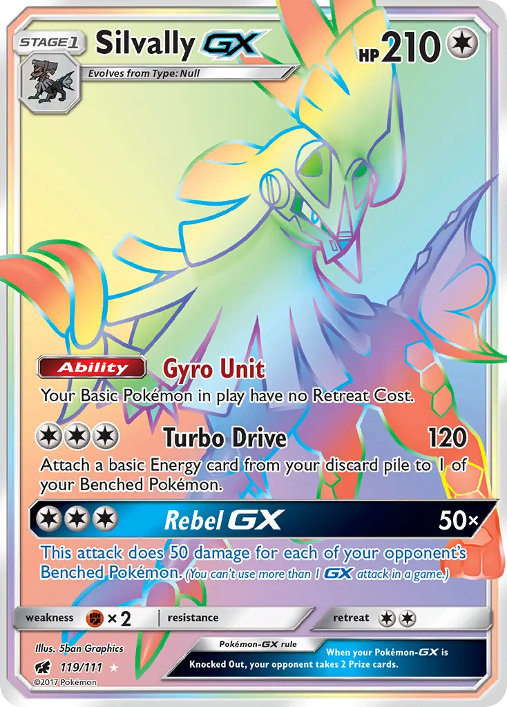 Silvally-GX — Crimson Invasion 119 Pokémon card
