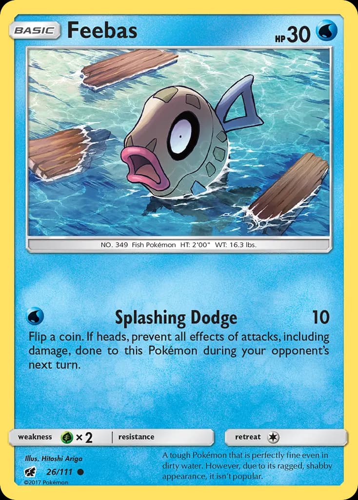 Feebas — Crimson Invasion 26 Pokémon card