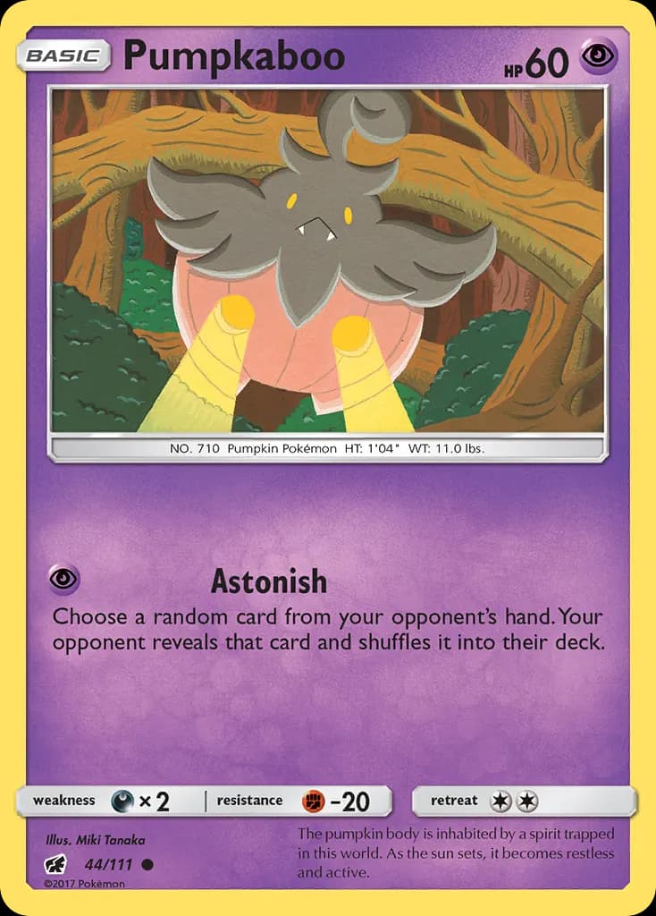 Pumpkaboo — Crimson Invasion 44 Pokémon card