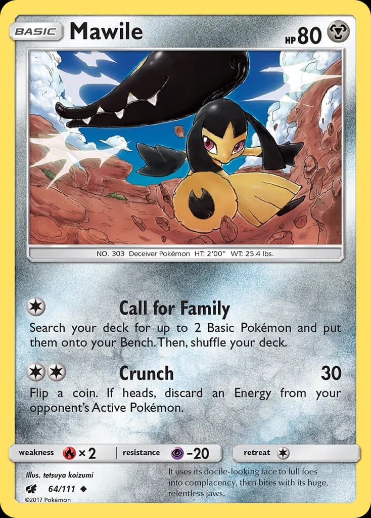 Mawile — Crimson Invasion 64 Pokémon card