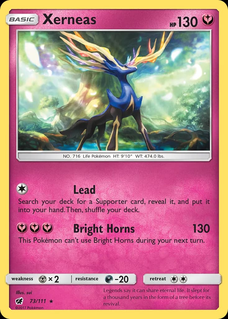 Xerneas — Crimson Invasion 73 Pokémon card