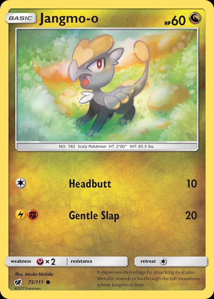 Jangmo-o — Crimson Invasion 75 Pokémon card