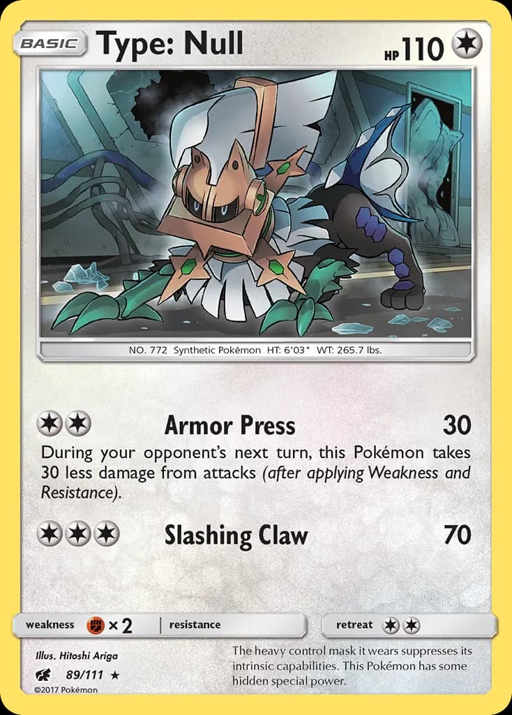 Type: Null — Crimson Invasion 89 Pokémon card