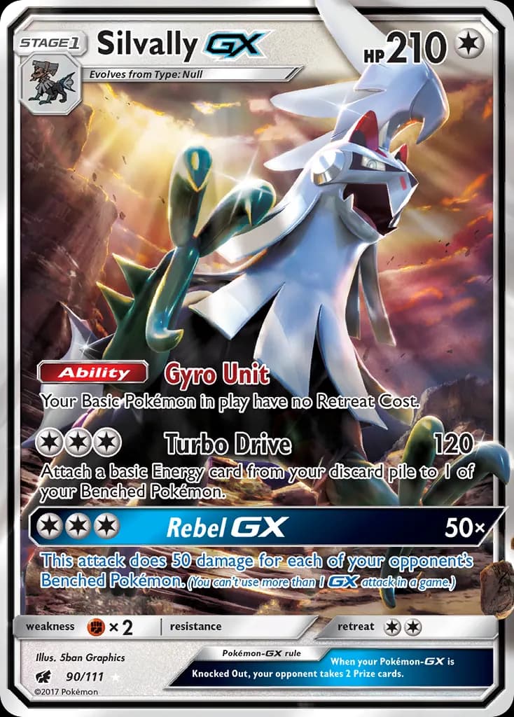Silvally-GX — Crimson Invasion 90 Pokémon card