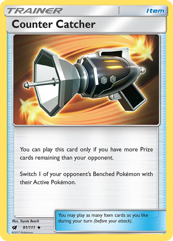 Counter Catcher — Crimson Invasion 91 Pokémon card