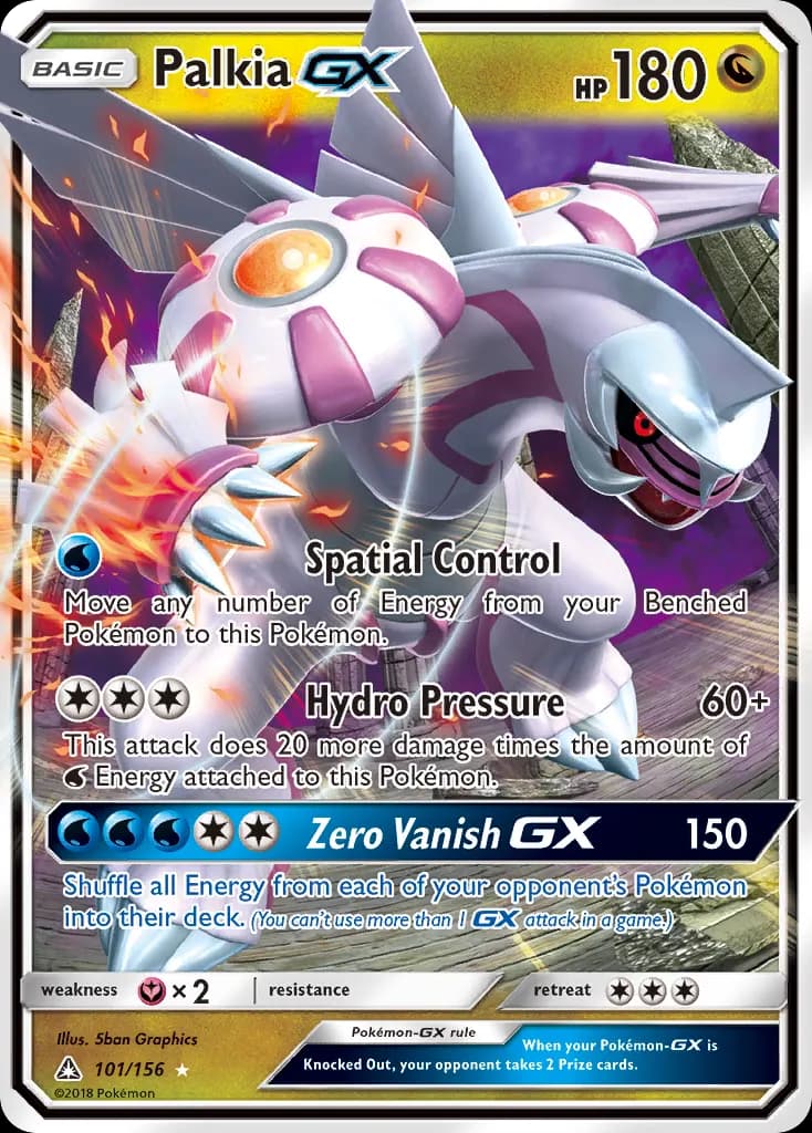 Palkia-GX — Ultra Prism 101 Pokémon card