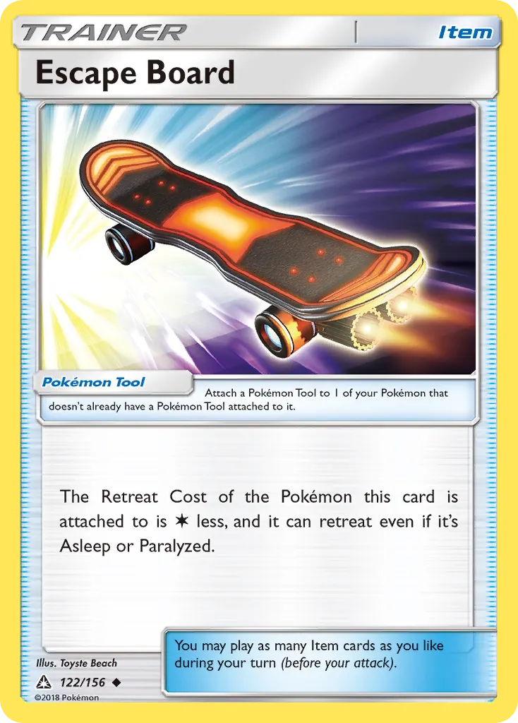 Escape Board — Ultra Prism 122 Pokémon card