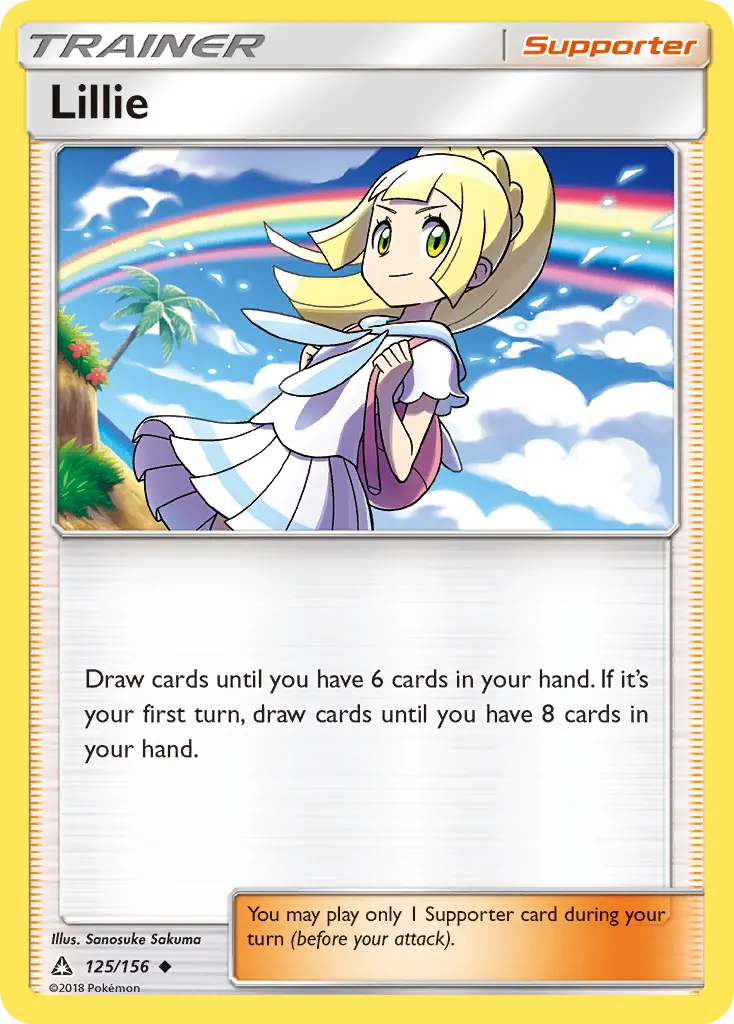 Lillie — Ultra Prism 125 Pokémon card