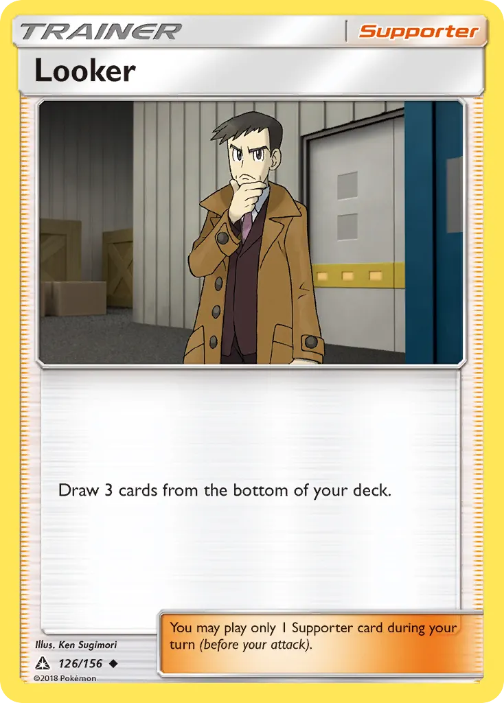 Looker — Ultra Prism 126 Pokémon card