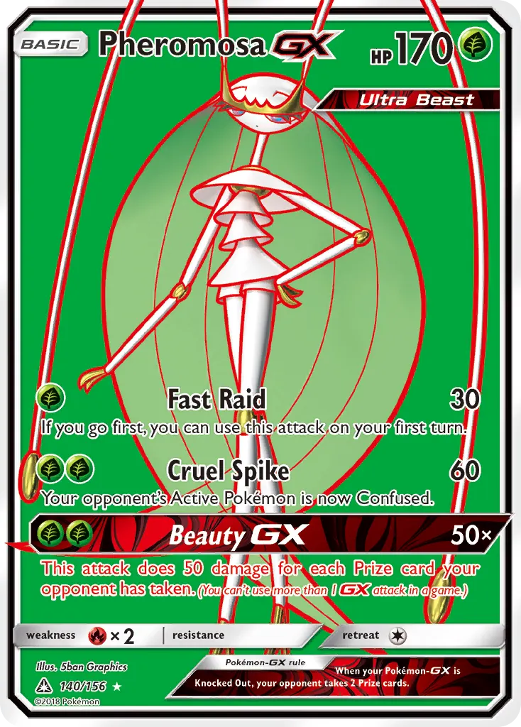 Pheromosa-GX — Ultra Prism 140 Pokémon card