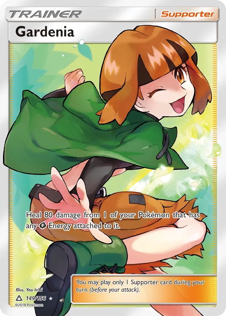 Gardenia — Ultra Prism 149 Pokémon card