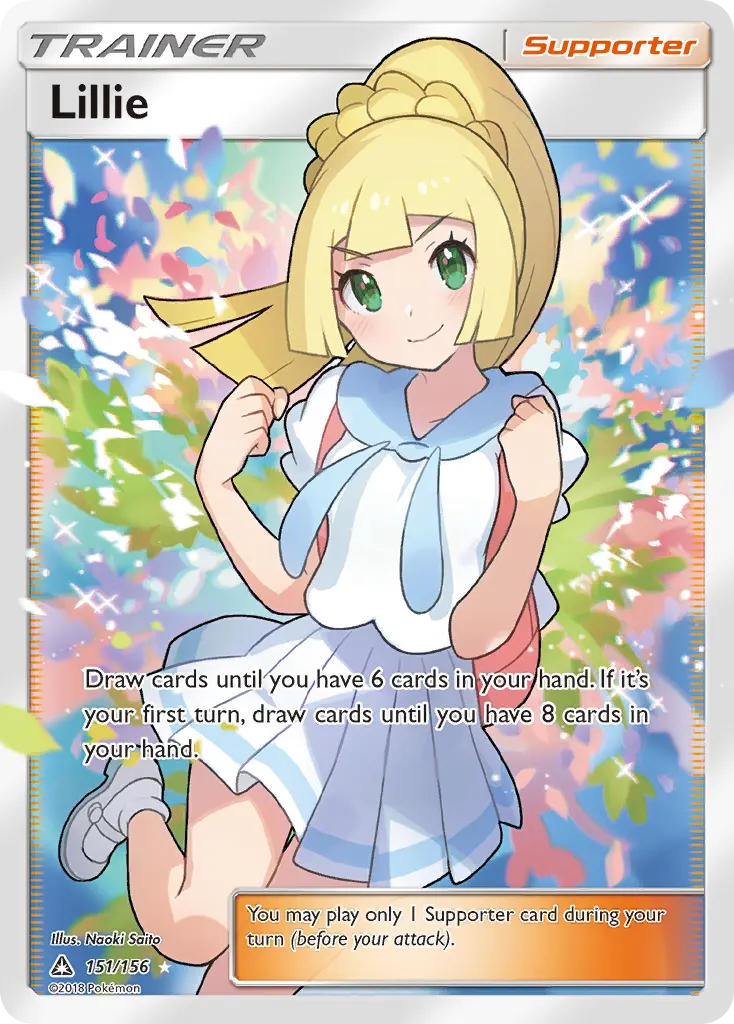 Lillie — Ultra Prism 151 Pokémon card