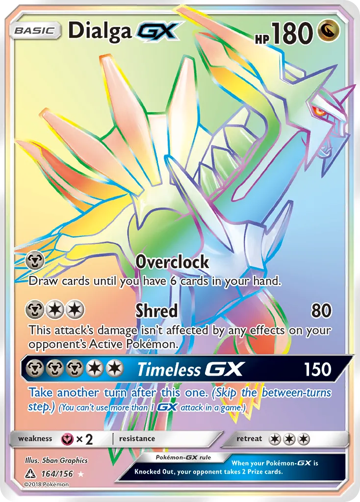 Dialga-GX — Ultra Prism 164 Pokémon card