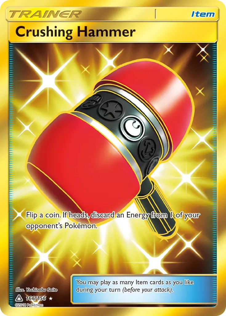Crushing Hammer — Ultra Prism 166 Pokémon card