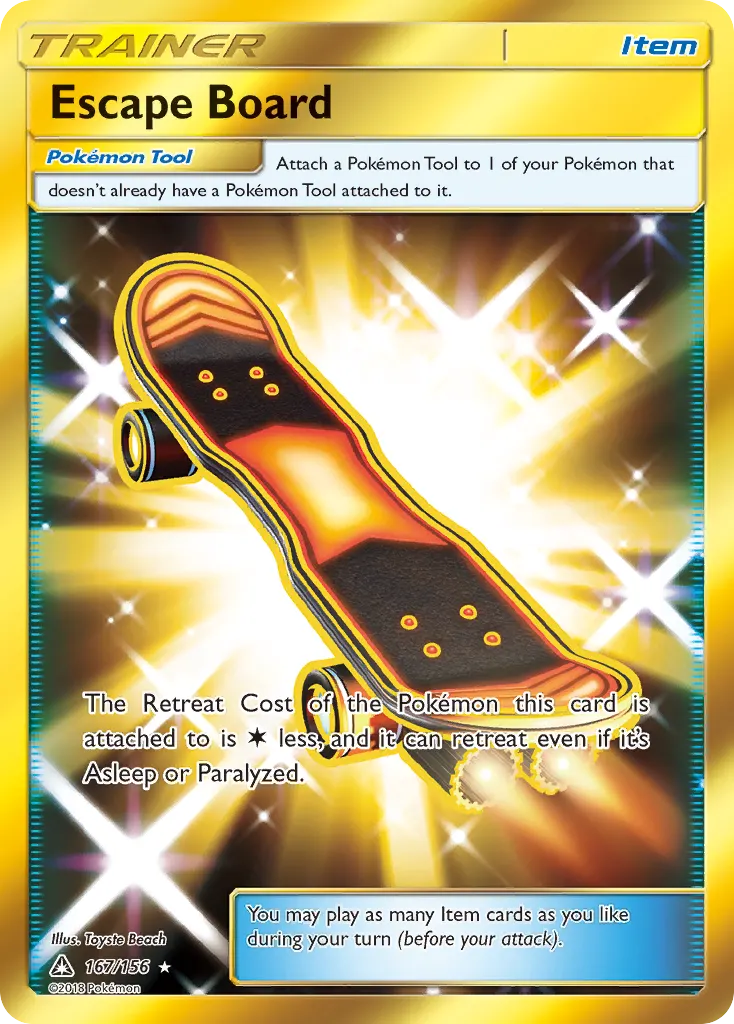Escape Board — Ultra Prism 167 Pokémon card