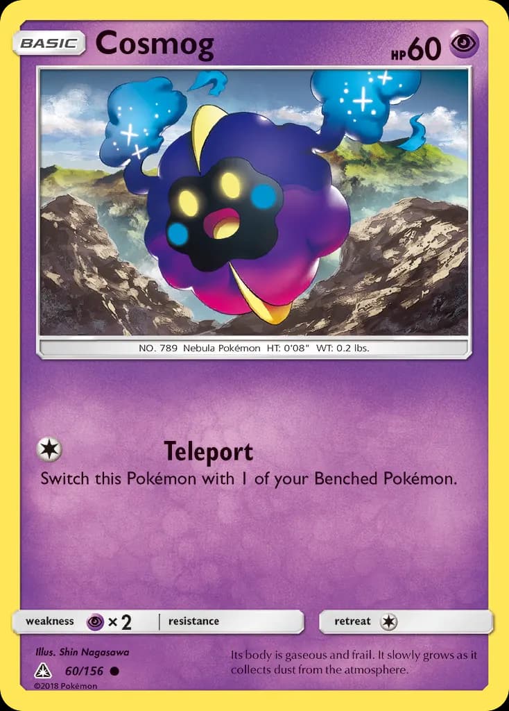 Cosmog — Ultra Prism 60 Pokémon card