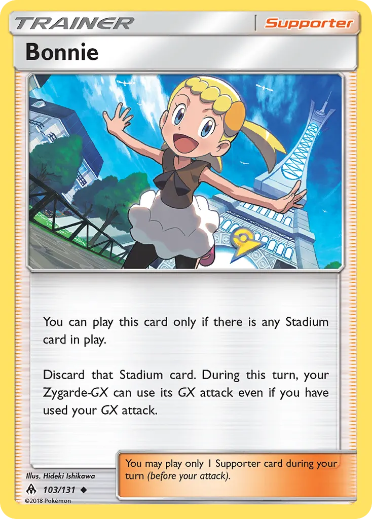 Bonnie — Forbidden Light 103 Pokémon card