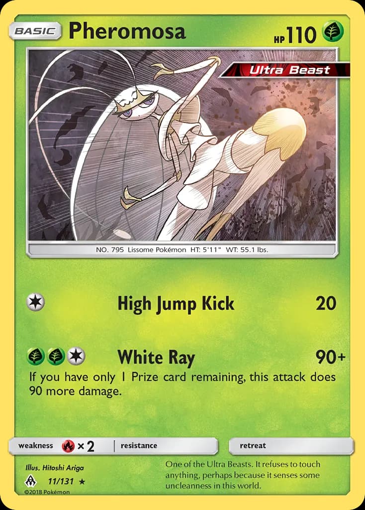 Pheromosa — Forbidden Light 11 Pokémon card