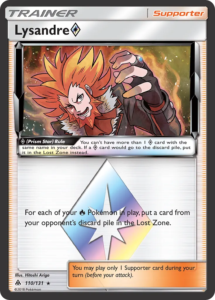 Lysandre ◇ — Forbidden Light 110 Pokémon card