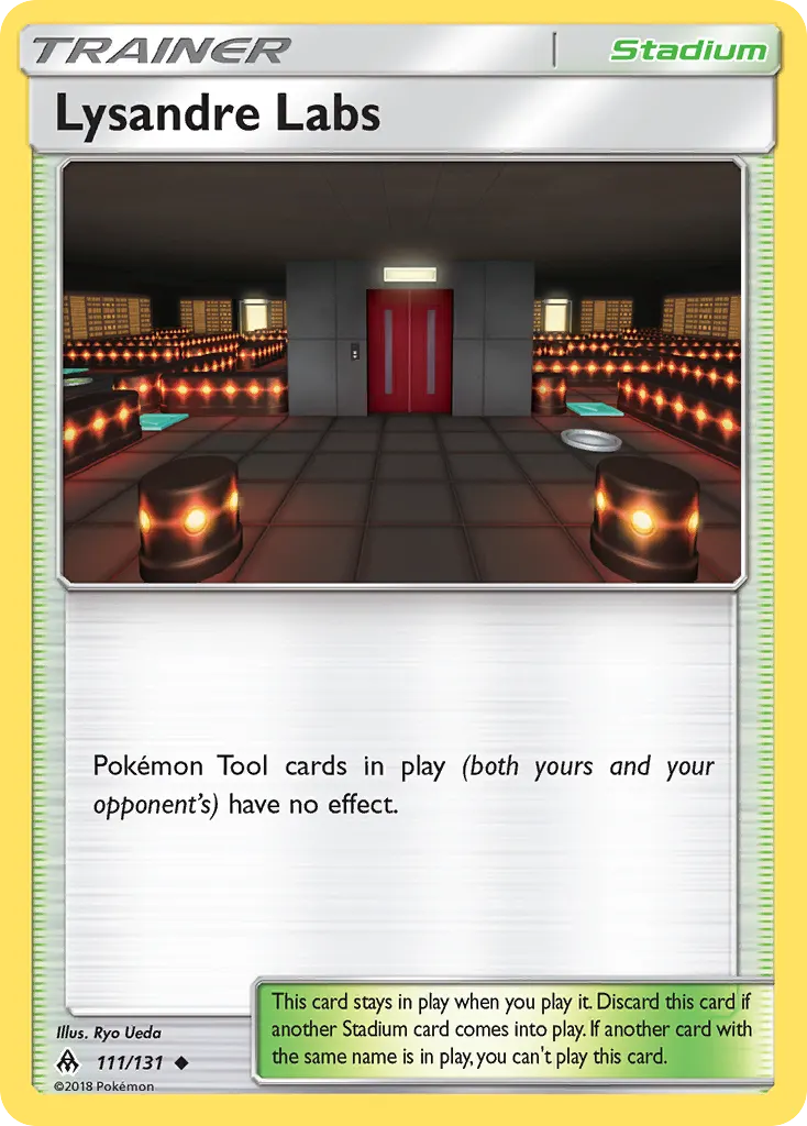 Lysandre Labs — Forbidden Light 111 Pokémon card