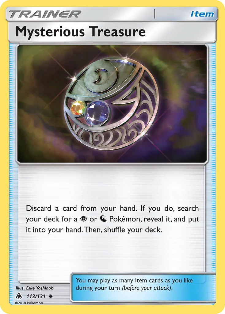 Mysterious Treasure — Forbidden Light 113 Pokémon card