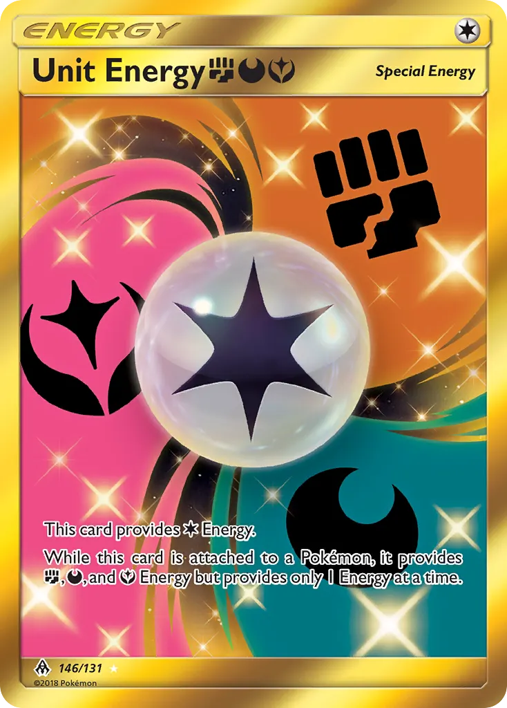Unit Energy FightingDarknessFairy — Forbidden Light 146 Pokémon card