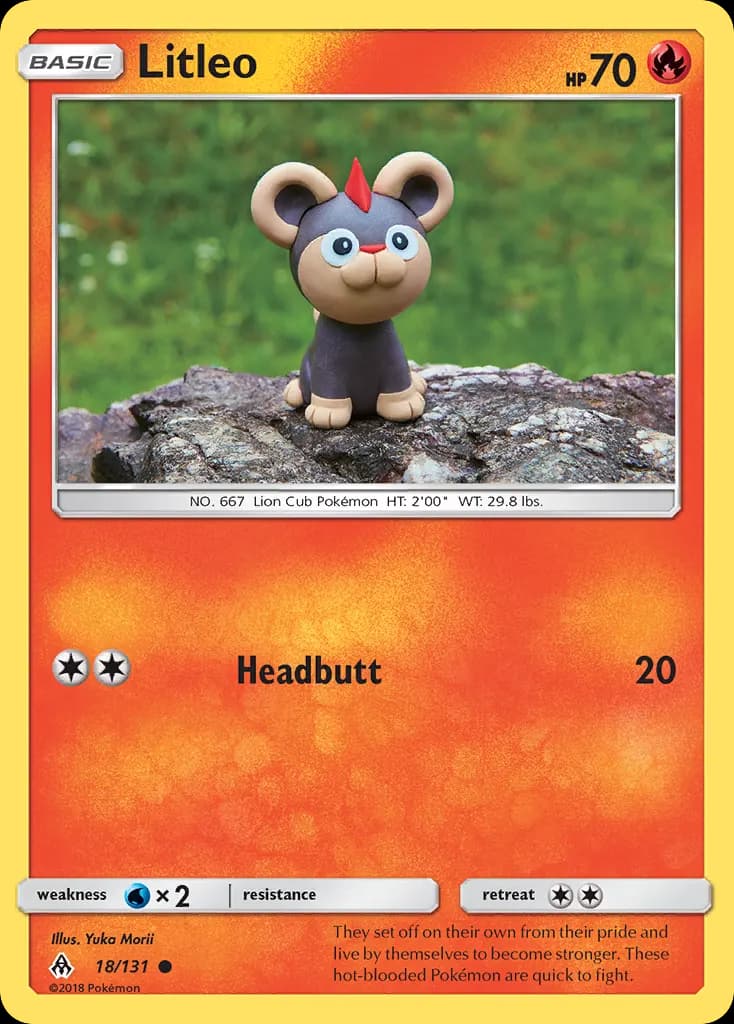 Litleo — Forbidden Light 18 Pokémon card