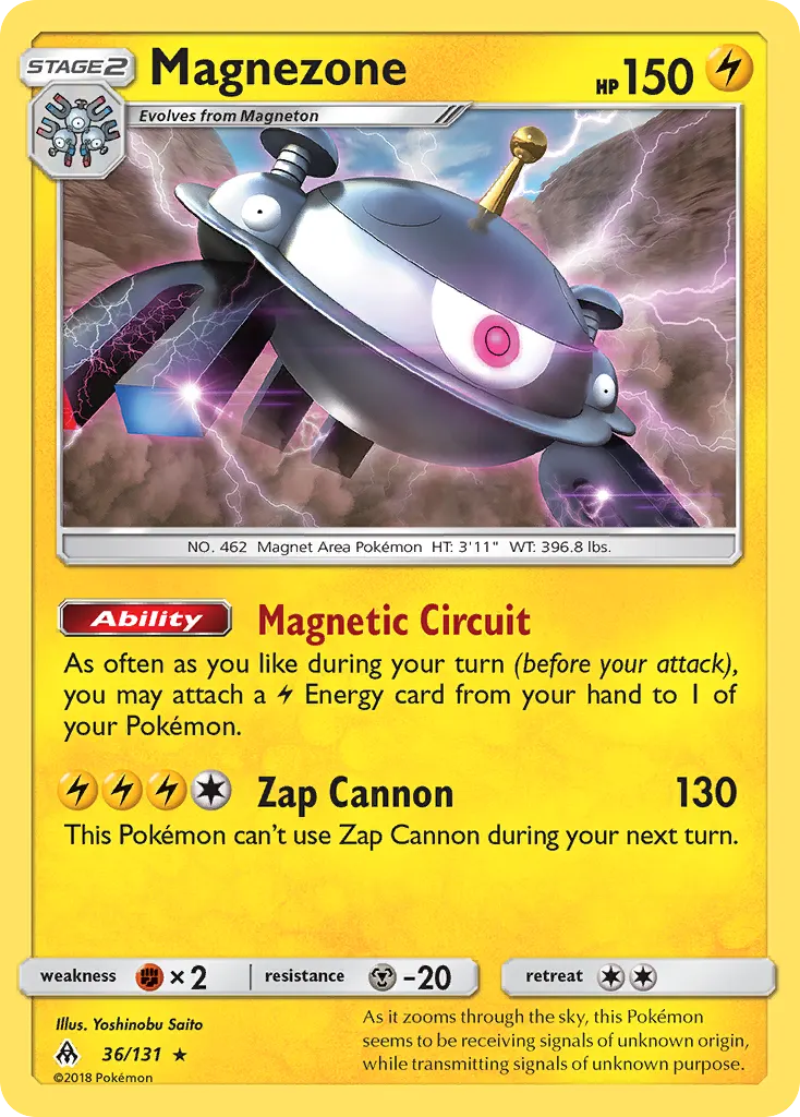 Magnezone — Forbidden Light 36 Pokémon card