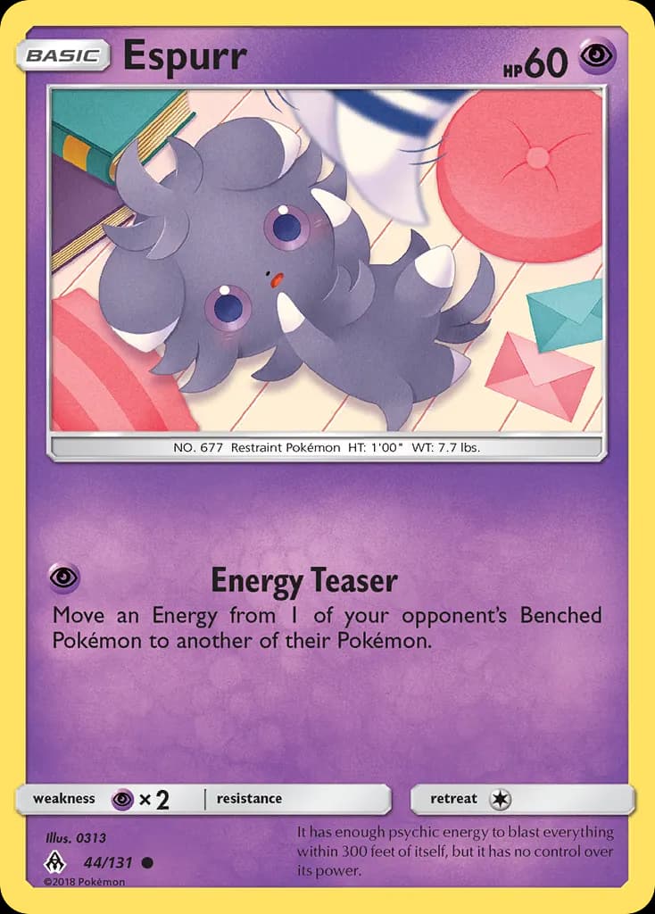 Espurr — Forbidden Light 44 Pokémon card