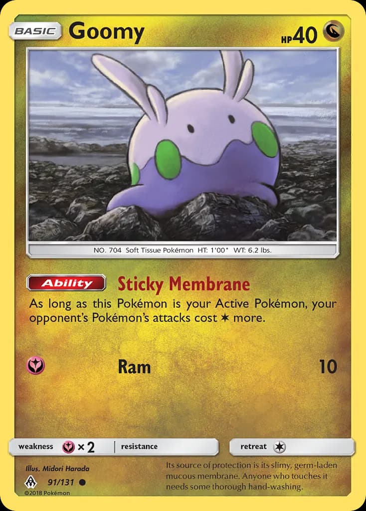 Goomy — Forbidden Light 91 Pokémon card
