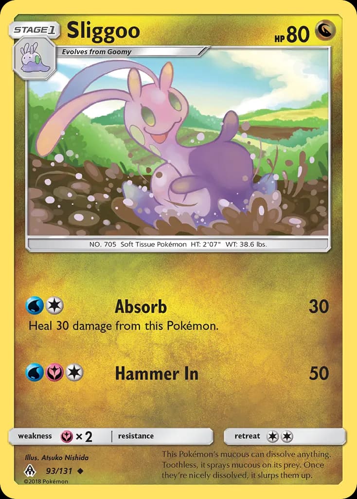 Sliggoo — Forbidden Light 93 Pokémon card
