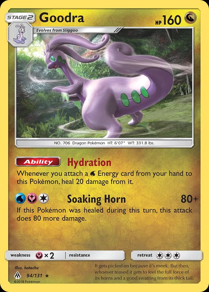 Goodra — Forbidden Light 94 Pokémon card