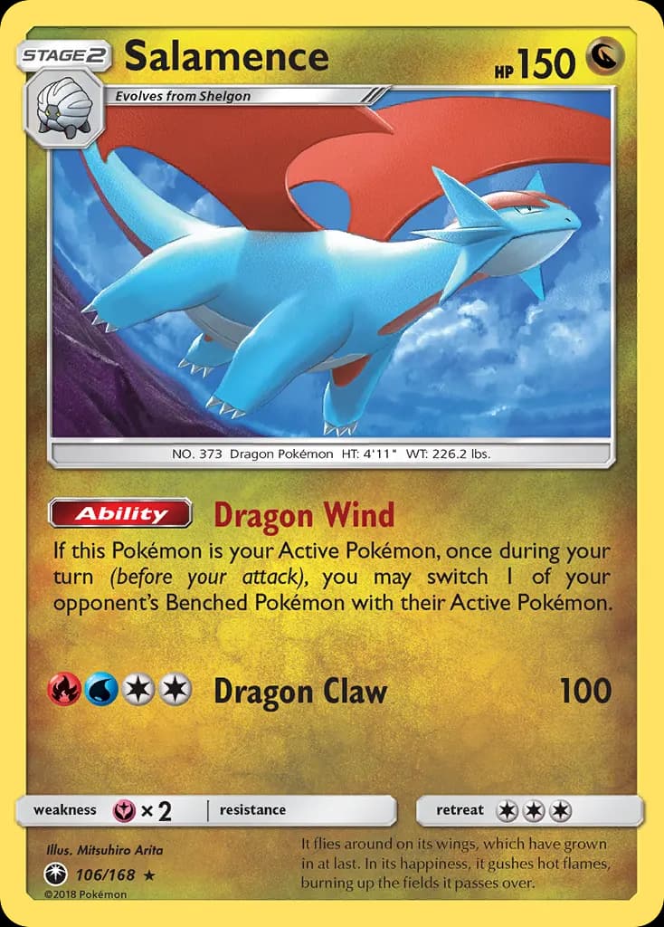 Salamence — Celestial Storm 106 Pokémon card