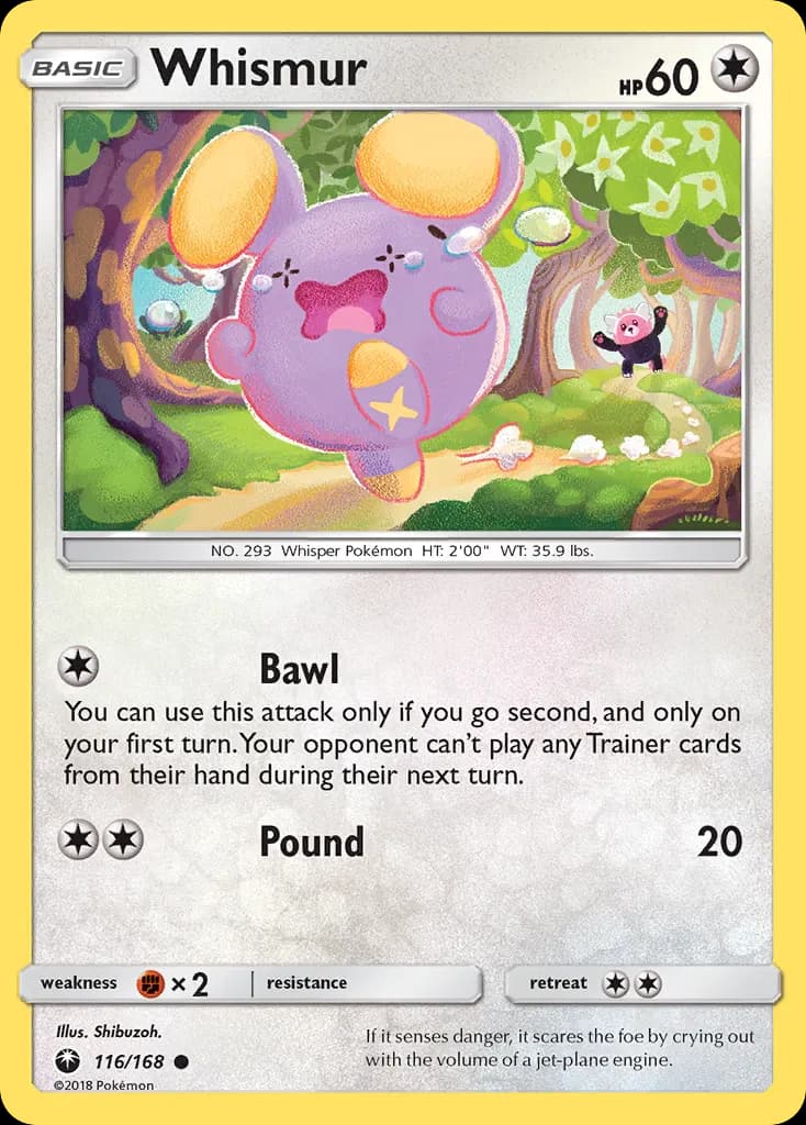 Whismur — Celestial Storm 116 Pokémon card